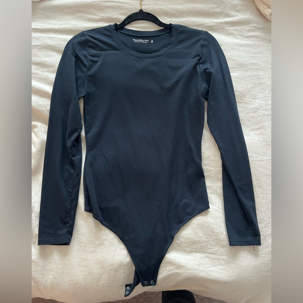 Abercrombie and Fitch black long sleeve bodysuit